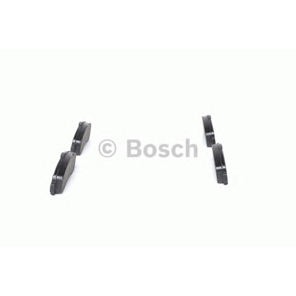 Photo Brake Pad Set, disc brake BOSCH 0986461122