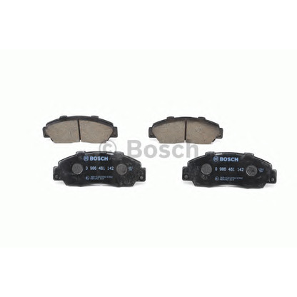 Photo Brake Pad Set, disc brake BOSCH 0986461142