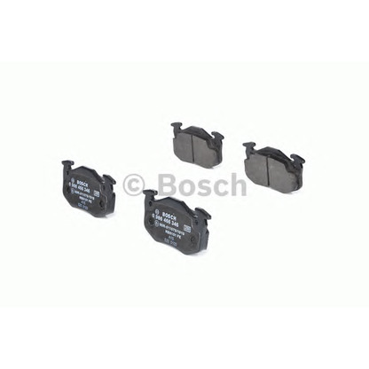 Photo Brake Pad Set, disc brake BOSCH 0986466346