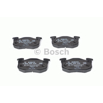 Photo Brake Pad Set, disc brake BOSCH 0986466346