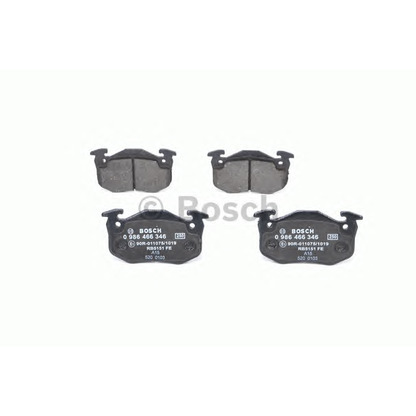 Photo Brake Pad Set, disc brake BOSCH 0986466346