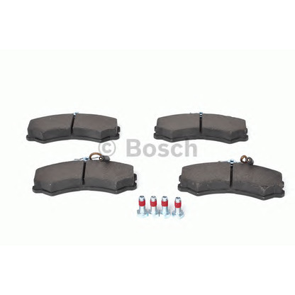 Фото Комплект тормозных колодок, дисковый тормоз BOSCH 0986467411