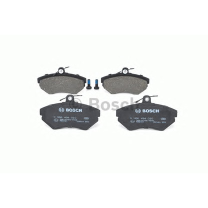 Photo Brake Pad Set, disc brake BOSCH 0986494010