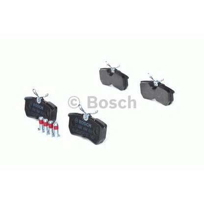 Photo Brake Pad Set, disc brake BOSCH 0986494011