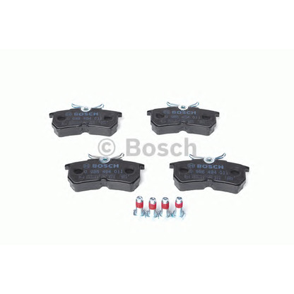 Photo Brake Pad Set, disc brake BOSCH 0986494011