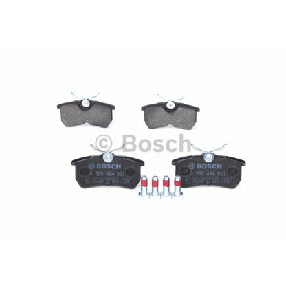 Photo Brake Pad Set, disc brake BOSCH 0986494011