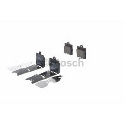 Photo Brake Pad Set, disc brake BOSCH 0986494016