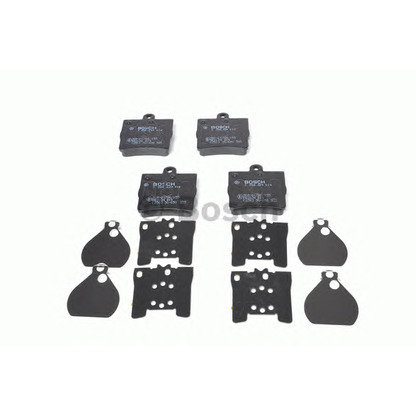 Photo Brake Pad Set, disc brake BOSCH 0986494016