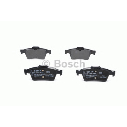 Photo Kit de plaquettes de frein, frein à disque BOSCH 0986494032