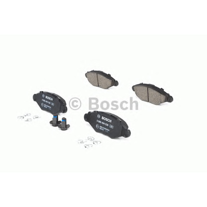 Фото Комплект тормозных колодок, дисковый тормоз BOSCH 0986494039