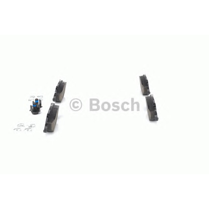 Фото Комплект тормозных колодок, дисковый тормоз BOSCH 0986494039