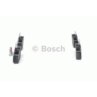 Фото Комплект тормозных колодок, дисковый тормоз BOSCH 0986494058