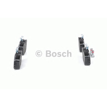 Фото Комплект тормозных колодок, дисковый тормоз BOSCH 0986494058