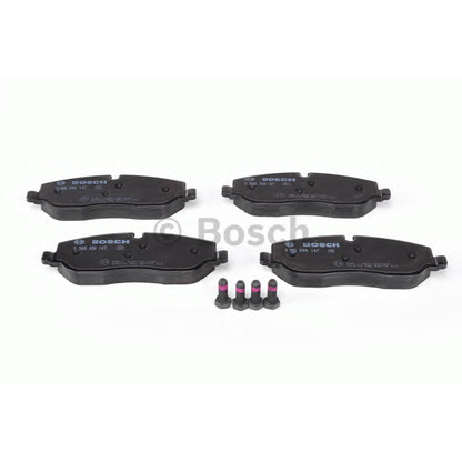 Photo Brake Pad Set, disc brake BOSCH 0986494147