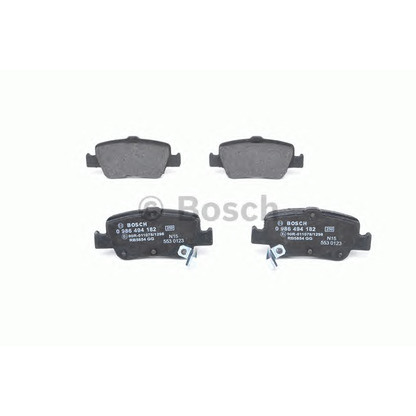 Photo Brake Pad Set, disc brake BOSCH 0986494182