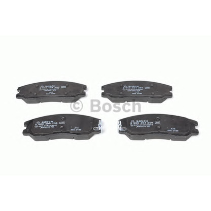 Photo Brake Pad Set, disc brake BOSCH 0986494250