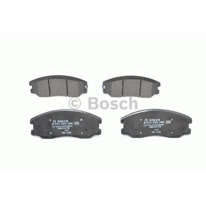 Photo Brake Pad Set, disc brake BOSCH 0986494250