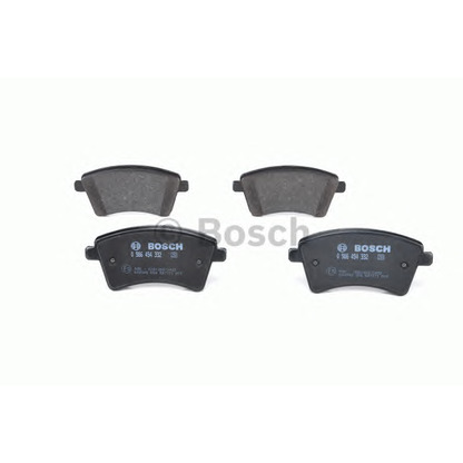 Photo Brake Pad Set, disc brake BOSCH 0986494332