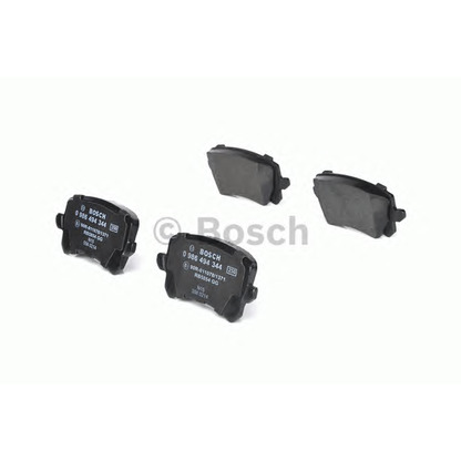 Photo Brake Pad Set, disc brake BOSCH 0986494344