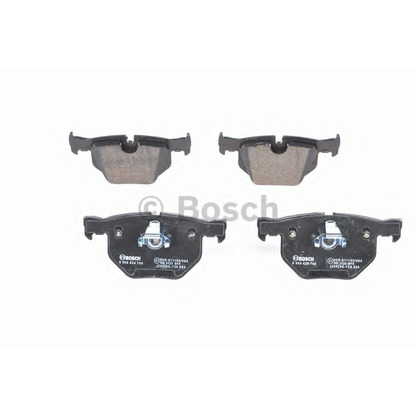 Photo Brake Pad Set, disc brake BOSCH 0986424766