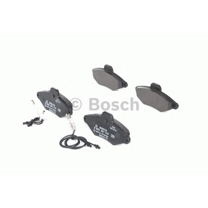 Фото Комплект тормозных колодок, дисковый тормоз BOSCH 0986461757