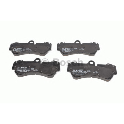 Photo Brake Pad Set, disc brake BOSCH 0986424740