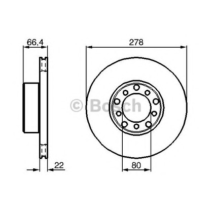 Фото Тормозной диск BOSCH 0986478060