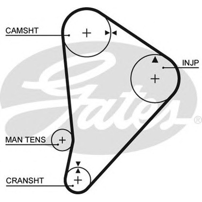 Photo Timing Belt GATES 5044