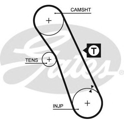 Фото Ремень ГРМ GATES 5055XS