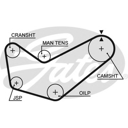 Foto Zahnriemen GATES 5218