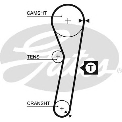 Foto Zahnriemen GATES 5262XS