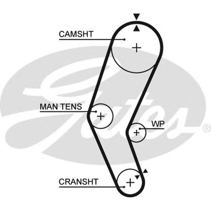 Photo Timing Belt GATES 5272