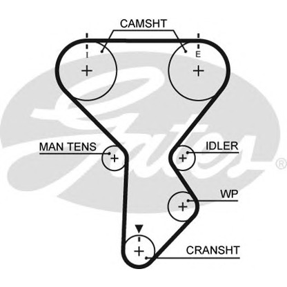 Foto Zahnriemen GATES 5287XS