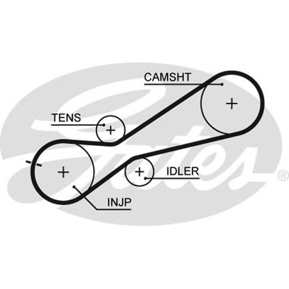 Photo Timing Belt GATES 5345XS