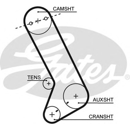 Photo Timing Belt GATES T132