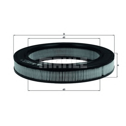 Foto Luftfilter KNECHT LX181