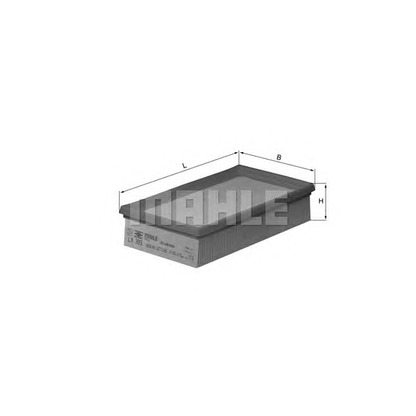 Photo Air Filter KNECHT LX393