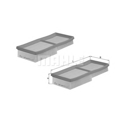 Photo Air Filter KNECHT LX1137S