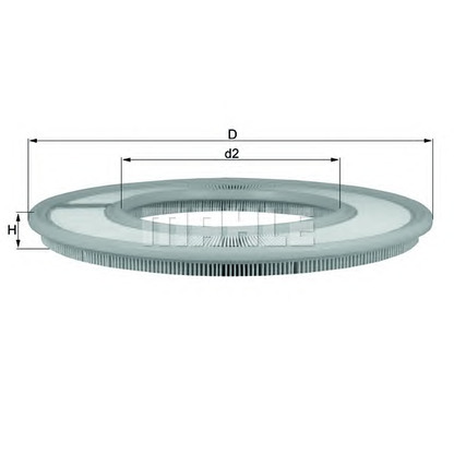 Photo Air Filter KNECHT LX91