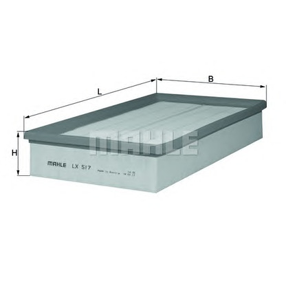 Foto Luftfilter KNECHT LX517