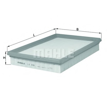 Photo Air Filter KNECHT LX430