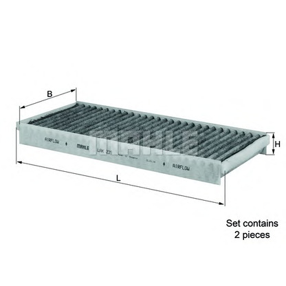 Photo Filtre, air de l'habitacle KNECHT LAK235S