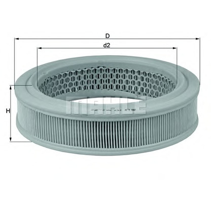 Photo Air Filter KNECHT LX157