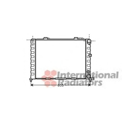 Foto Radiatore, Raffreddamento motore VAN WEZEL 01002052