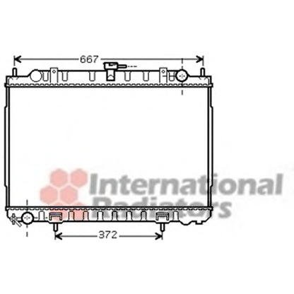 Photo Radiateur, refroidissement du moteur VAN WEZEL 13002240