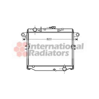 Photo Radiateur, refroidissement du moteur VAN WEZEL 53002379