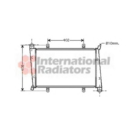 Foto Radiatore, Raffreddamento motore VAN WEZEL 59002130