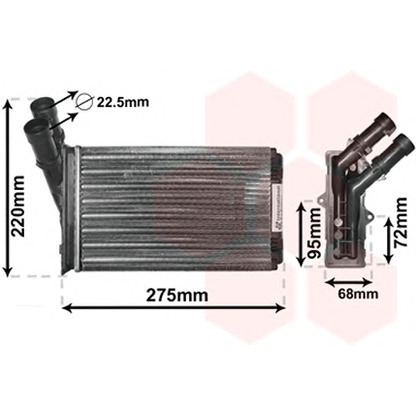 Foto Radiador de calefacción VAN WEZEL 09006055