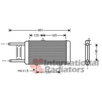 Photo Radiateur, refroidissement du moteur VAN WEZEL 03002066