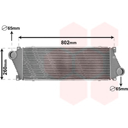 Foto Radiador de aire de admisión VAN WEZEL 30004217